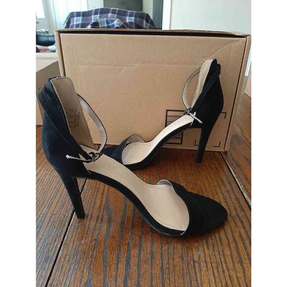 New Size 9 Metaphor Black Taltula Dress Sandal Open Toe Stiletto High Heel Shoes - Picture 3 of 6